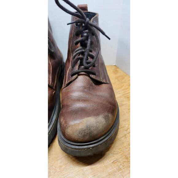 BIRKENSTOCK HIGHWOOD Lace Mid Boot Brown Pebble Grain Leather EU 41 US 8 main image 7